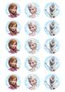 Frozen #2 Edible Cupcake Images